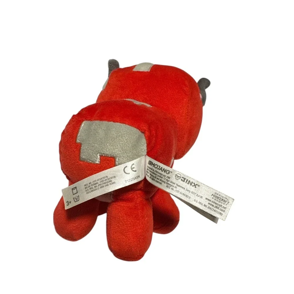 Minecraft Happy Explorer Baby Mooshroom Red Cow Small 2017 Plush Mojang Jinx Toy